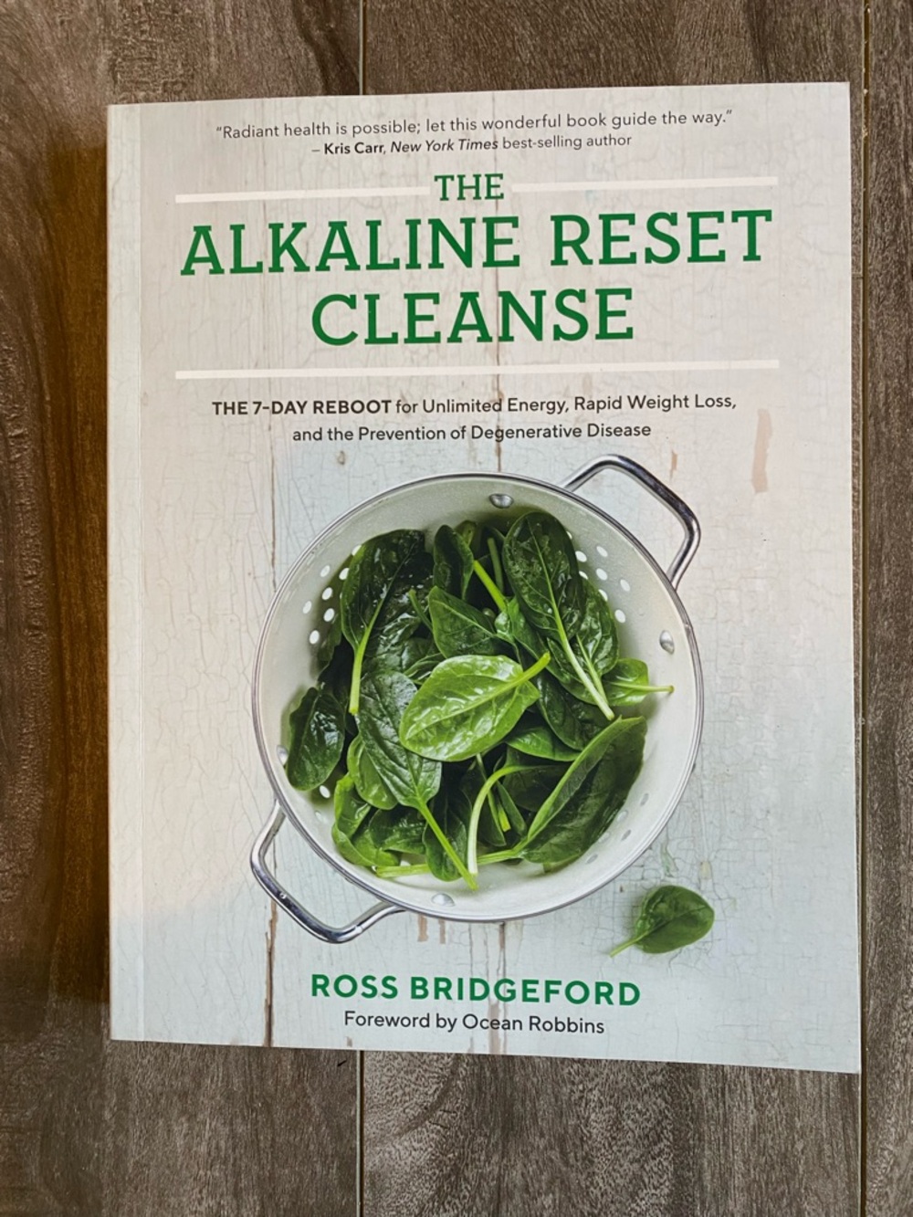 New The Alkaline Reset Cleanse by Ross Bridgeford - White & Green Cover